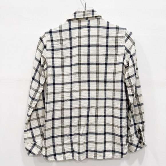 Current Elliott The Perfect Shirt Button Up Long Sleeve Plaid Cotton Fall - Picture 2 of 5